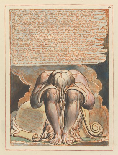 Jerusalem, Plate 41 by William Blake